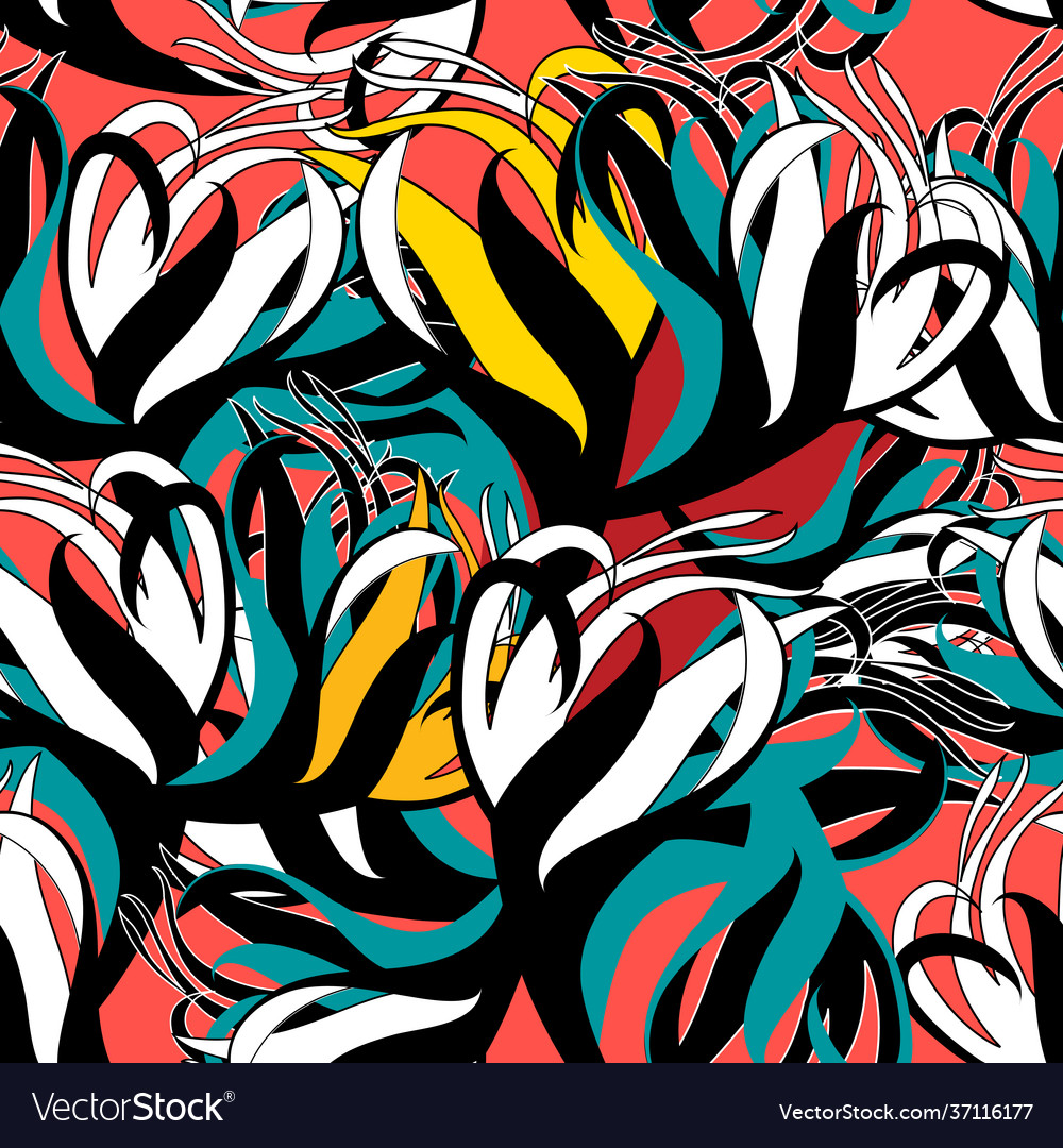 Abstract linear background with waves vector image Abstract linear background with waves