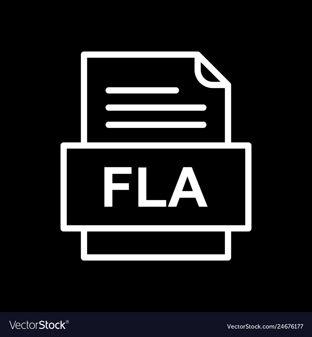 Fla file document icon