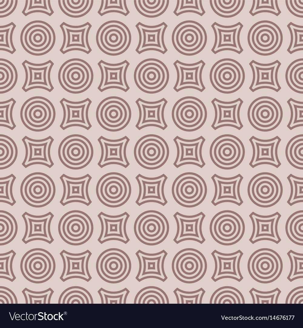 Geometric round shape seamless pattern