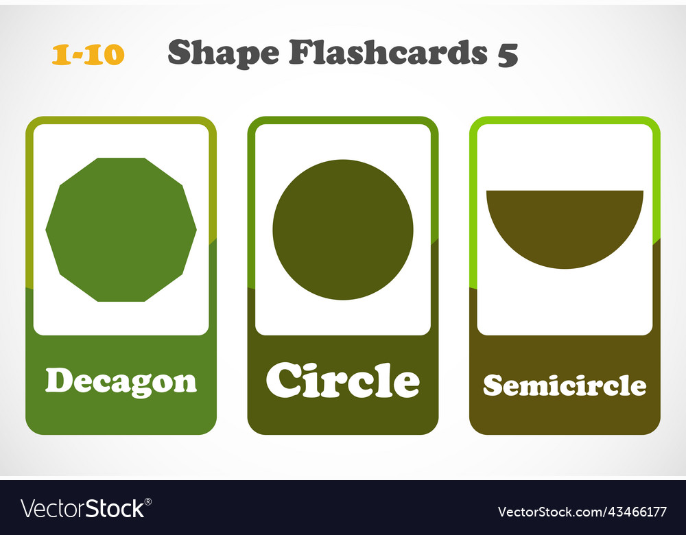 Flashcards - Colors and Geometric Shapes