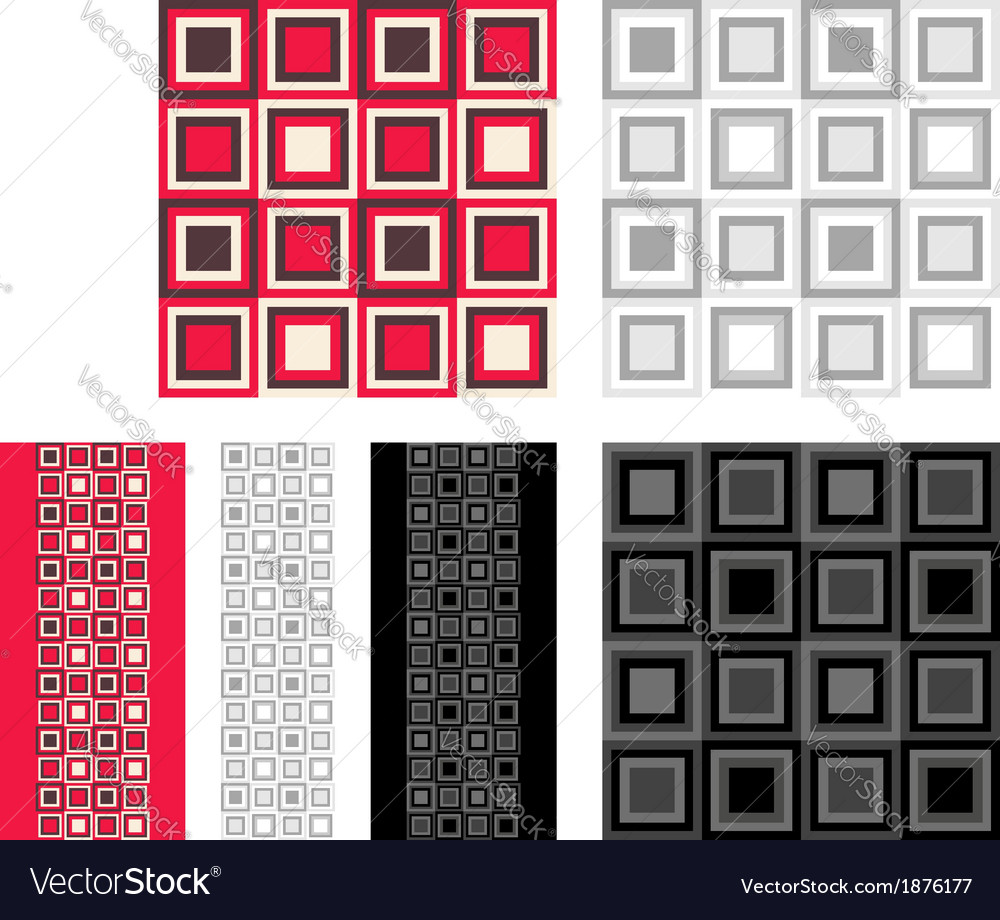 Geometric Square Pattern