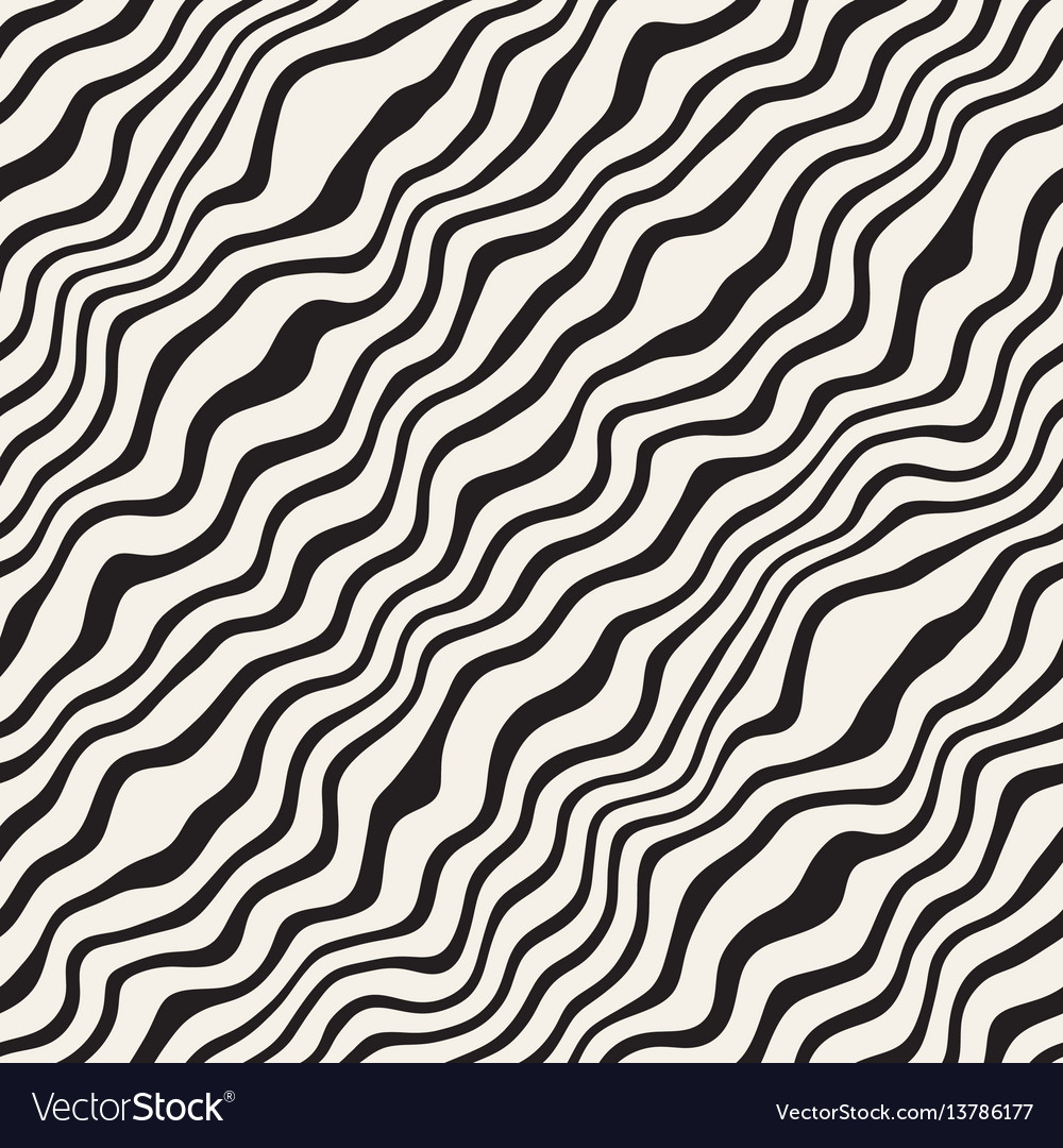 Wavy ripple handgezogen Linien abstrakt geometrische