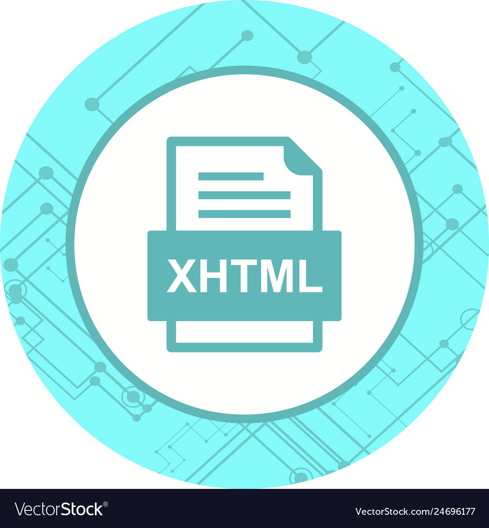 Xhtml file document icon
