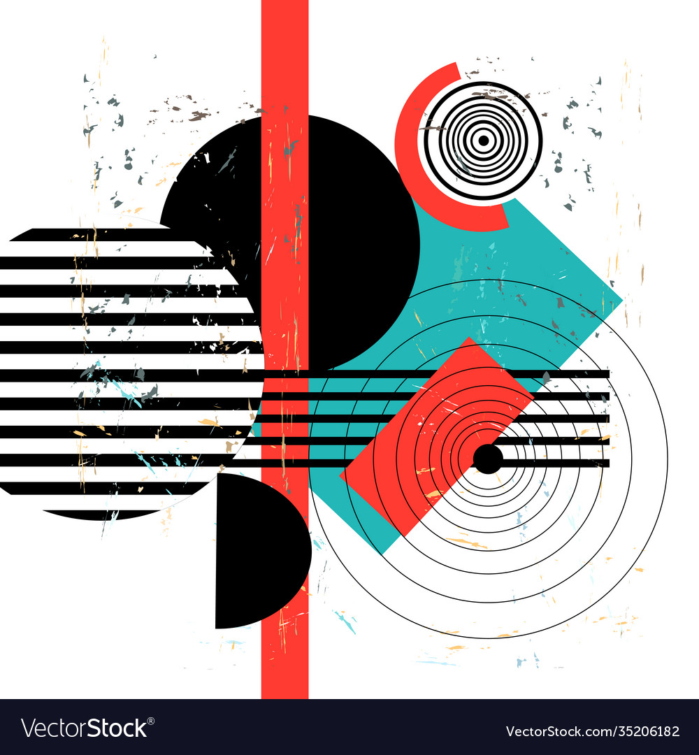 Abstract background with different