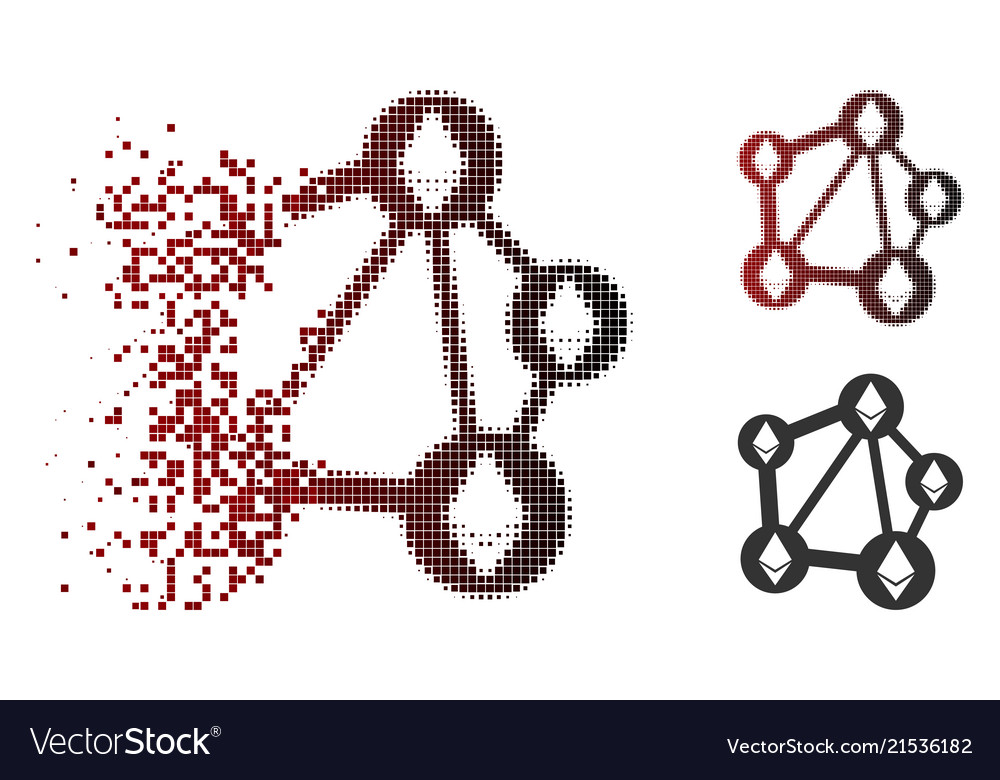 Fragmented Ethereum Network Icon
