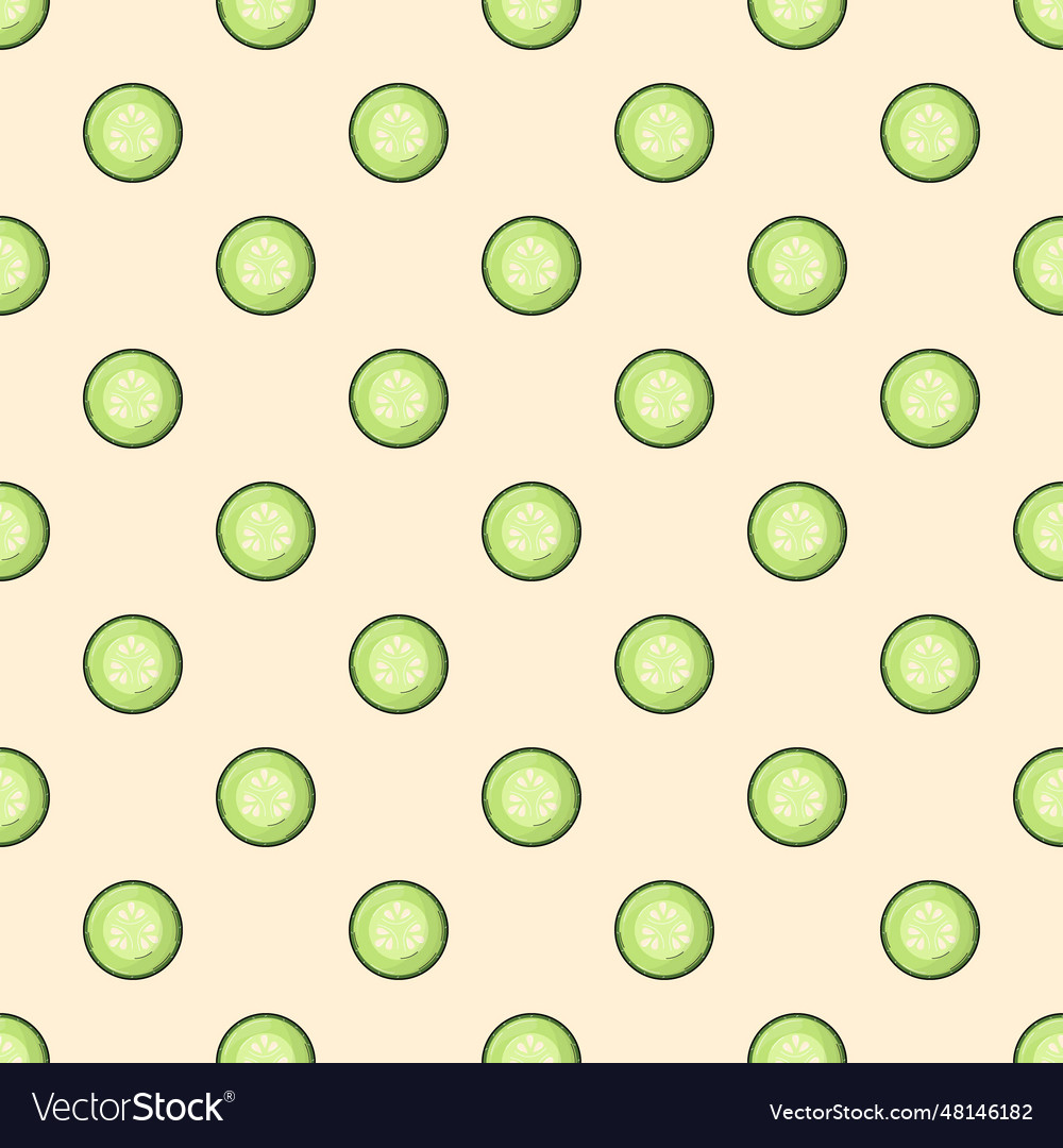 Little cucumber seamless pattern design