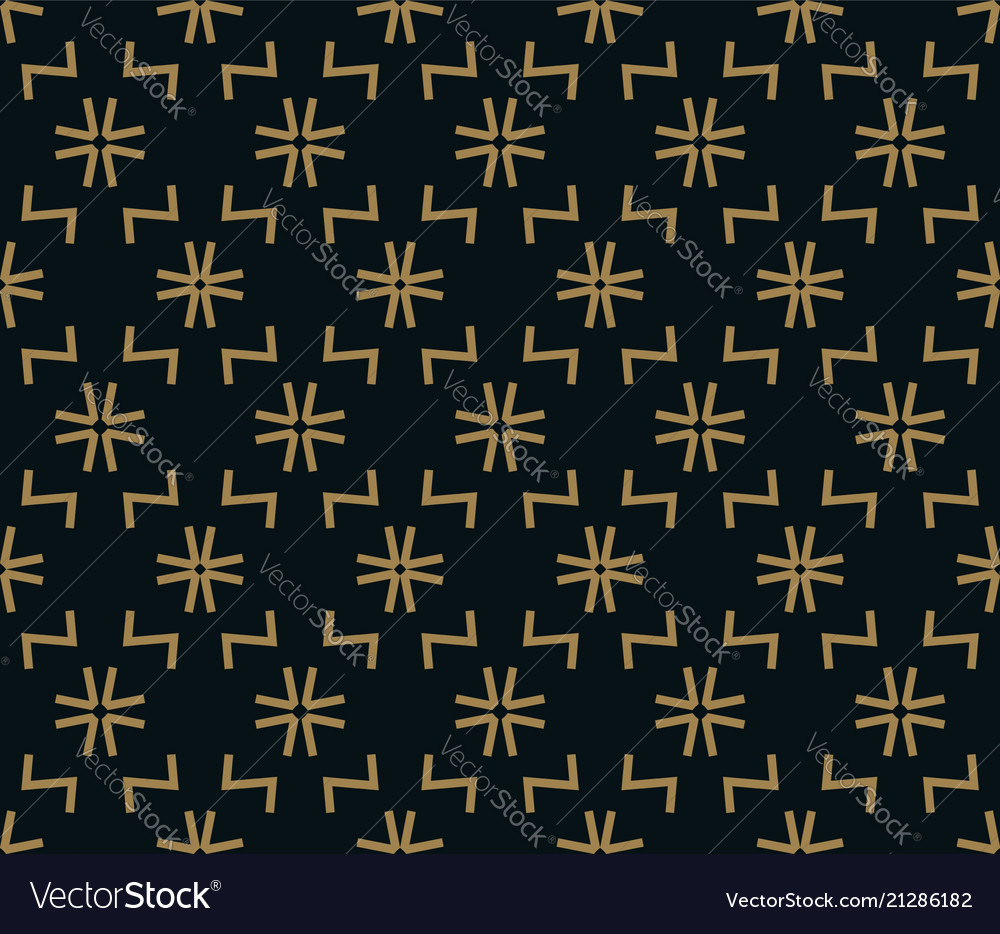 Seamless pattern of intersecting thin gold lines