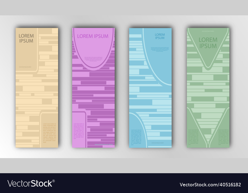 Set of abstract patterns for banners textures Vector Image Set of abstract patterns for banners textures