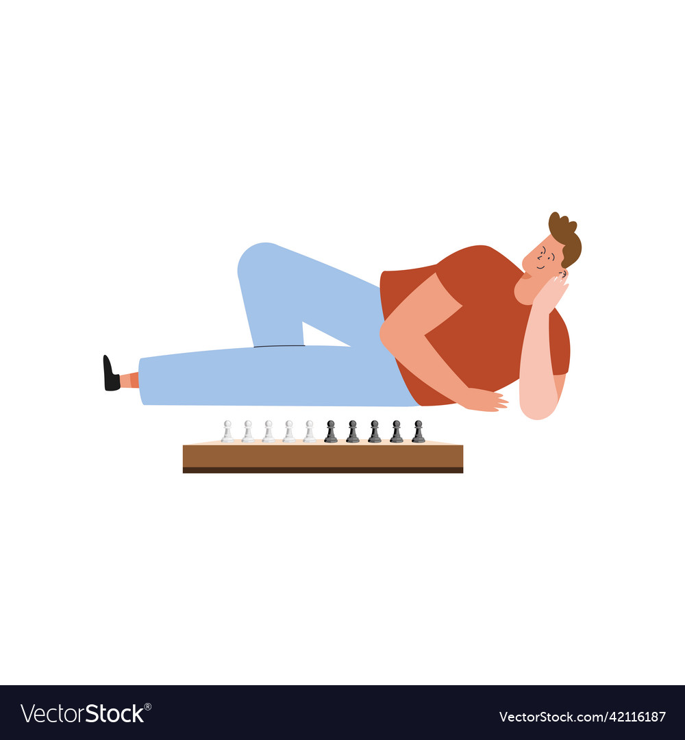 Man playing chess