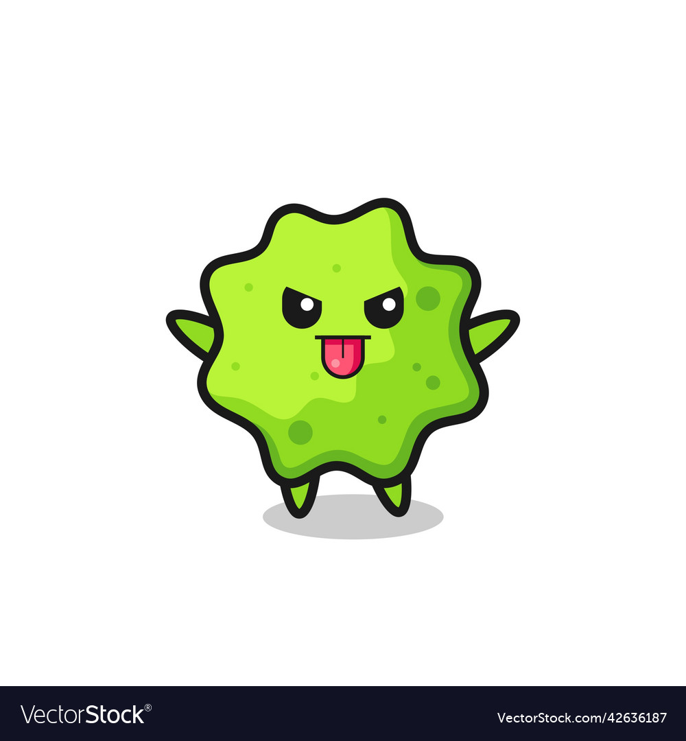 Naughty splat character in mocking pose