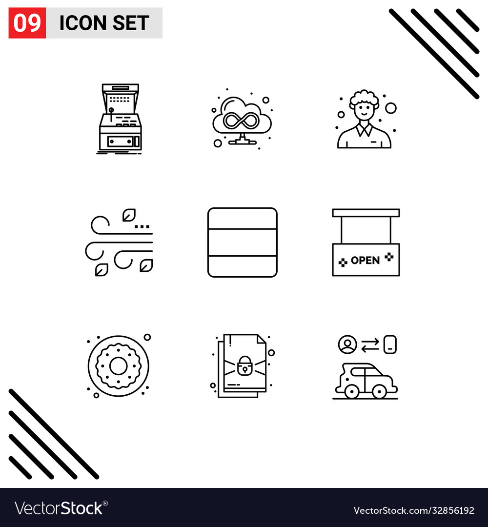 9 universal outlines set for web and mobile