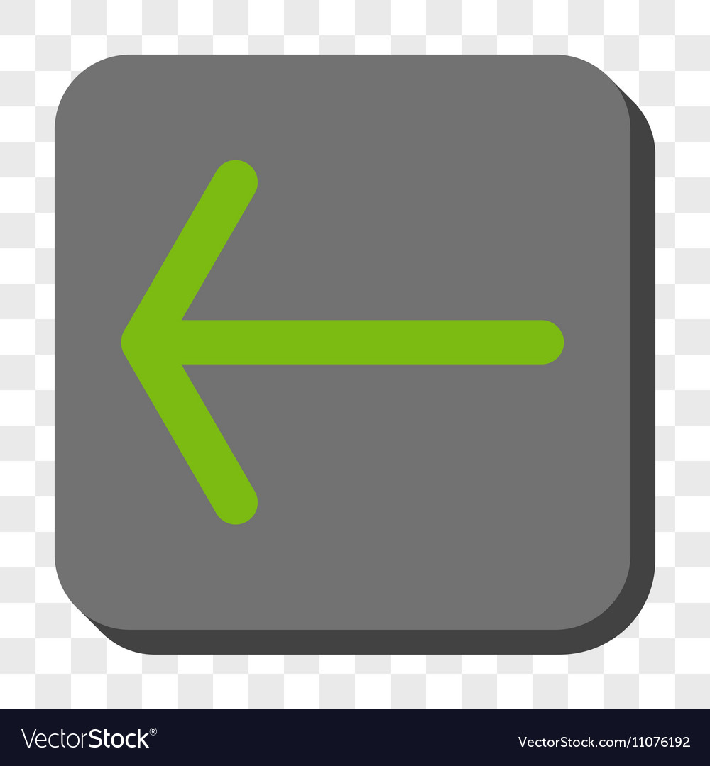 Arrow left rounded square button
