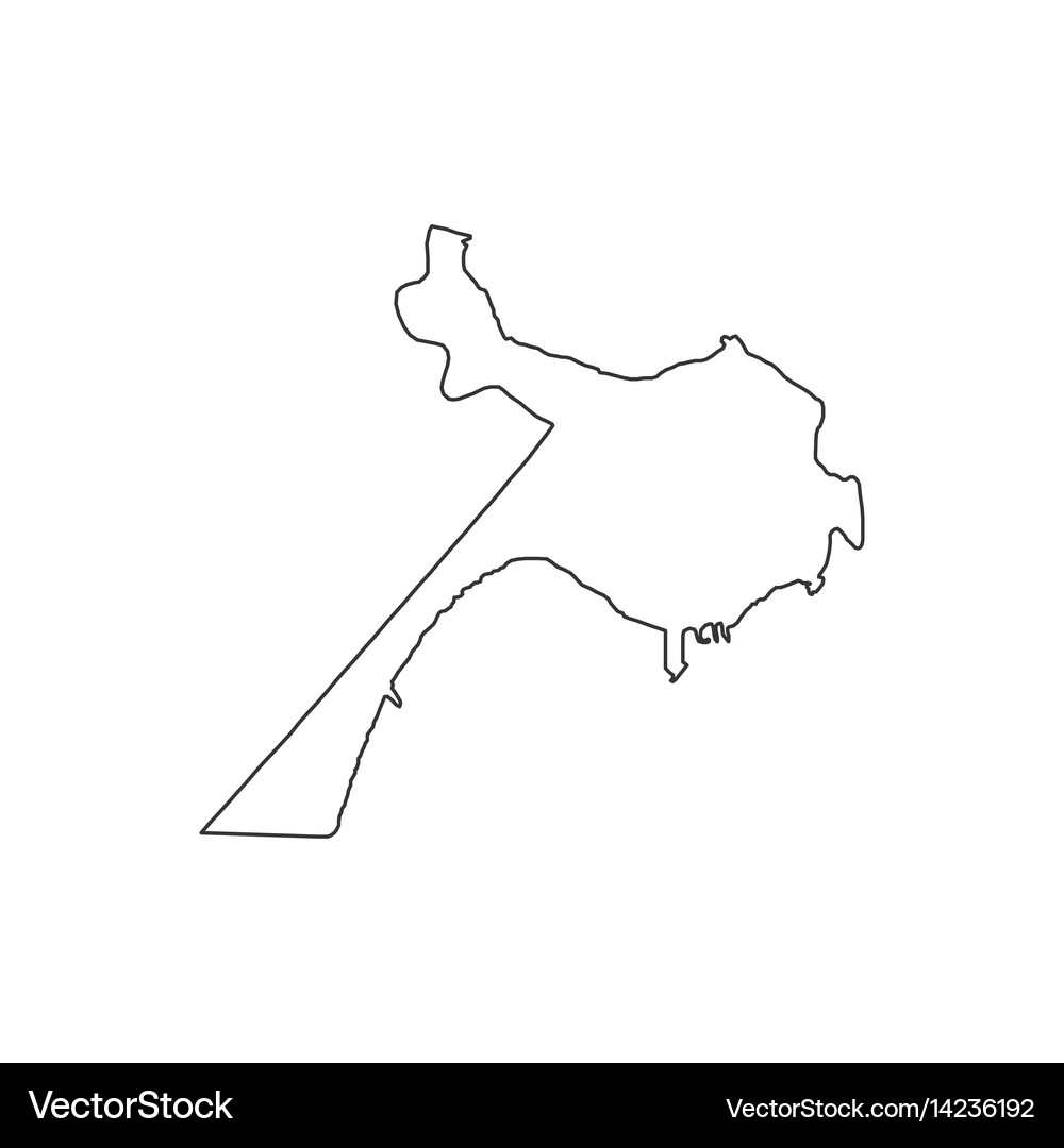 Belize city map Royalty Free Vector Image - VectorStock