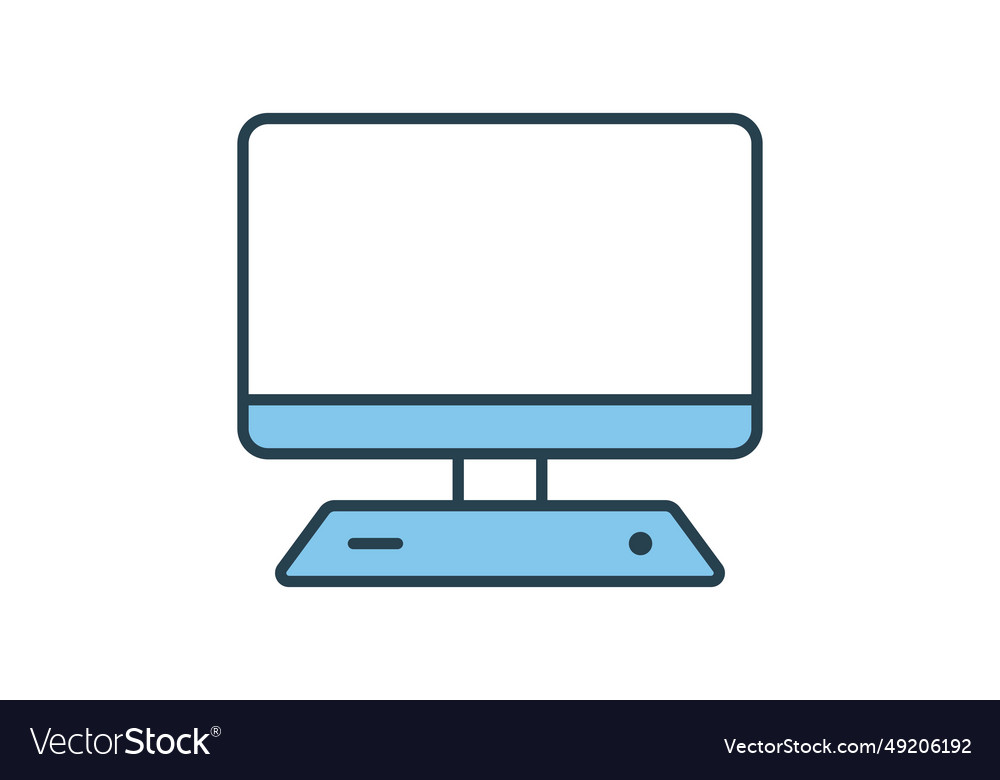 Monitor display icon related to device