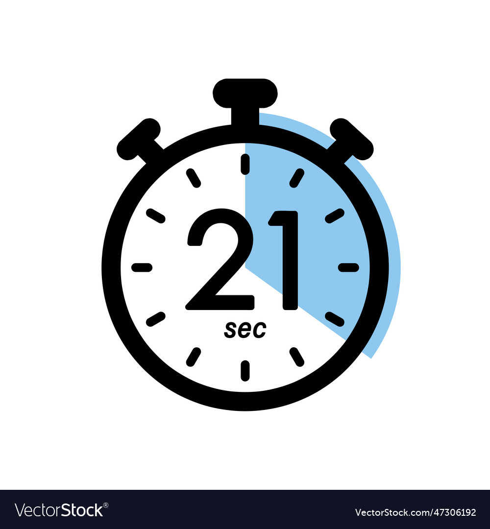 Zwanzig Sekunden Stoppuhr Symbol Timer Symbol