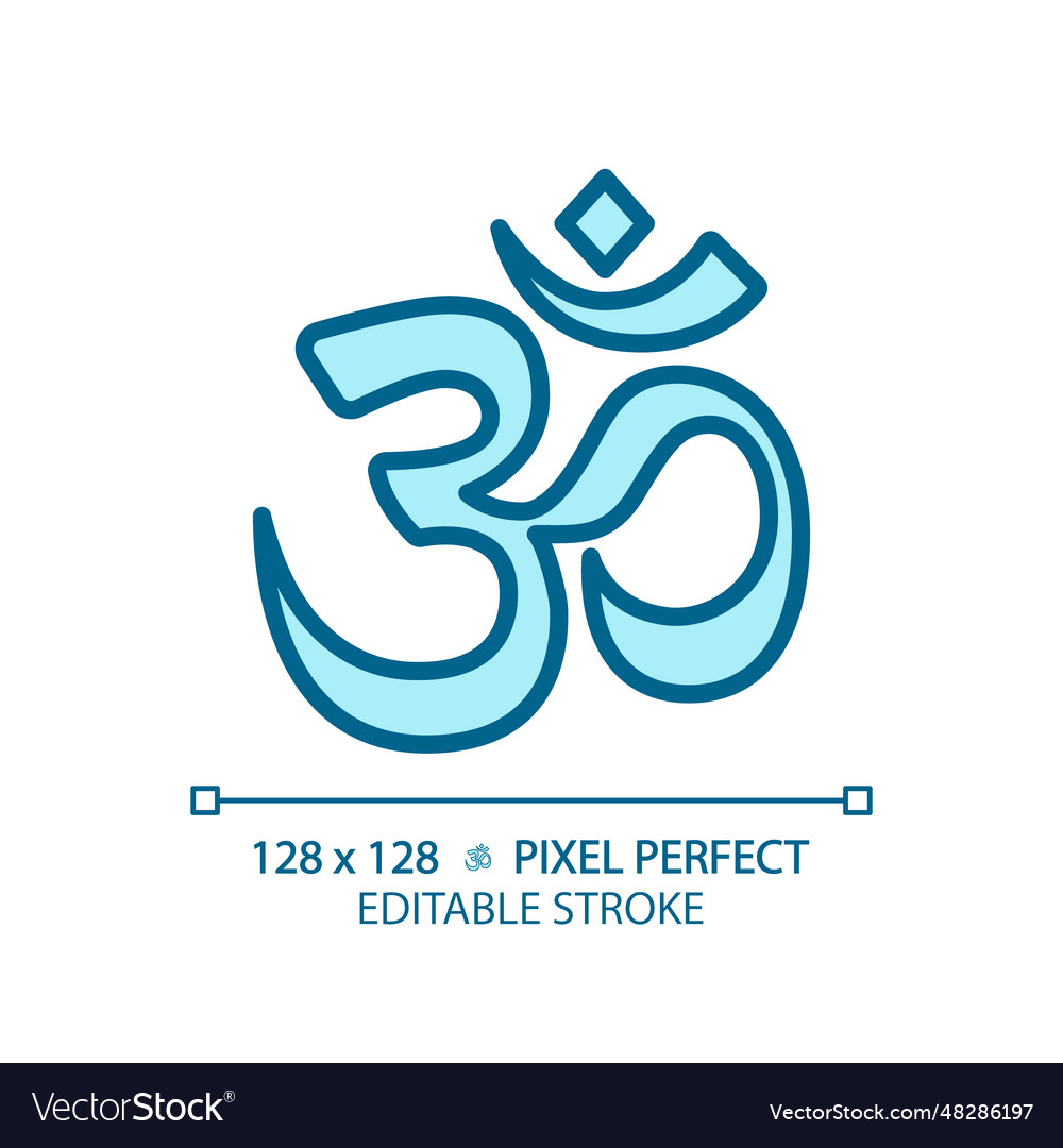 2d customizable om linear icon