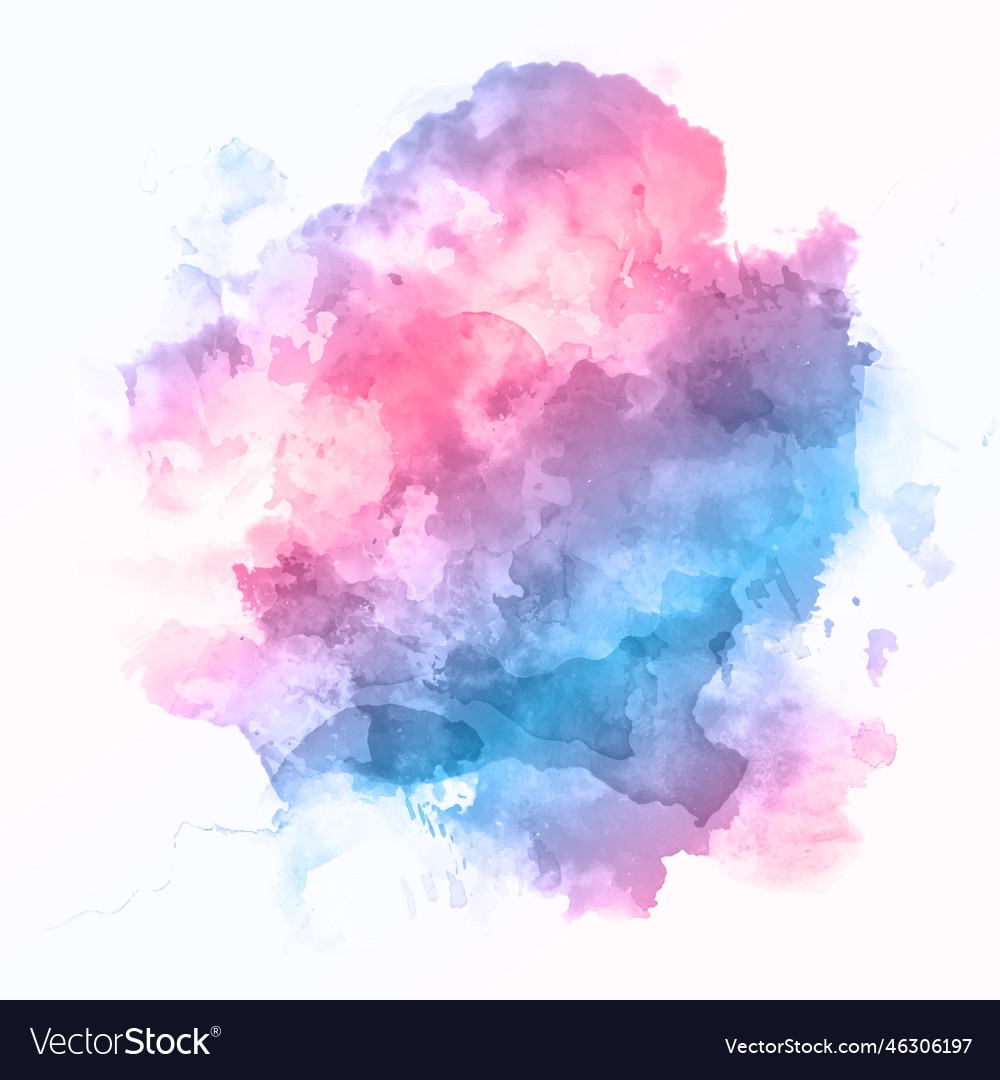 Colourful detailed watercolour texture Royalty Free Vector