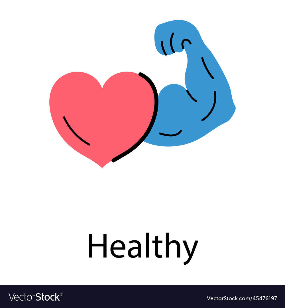 Healthy Royalty Free Vector Image - VectorStock