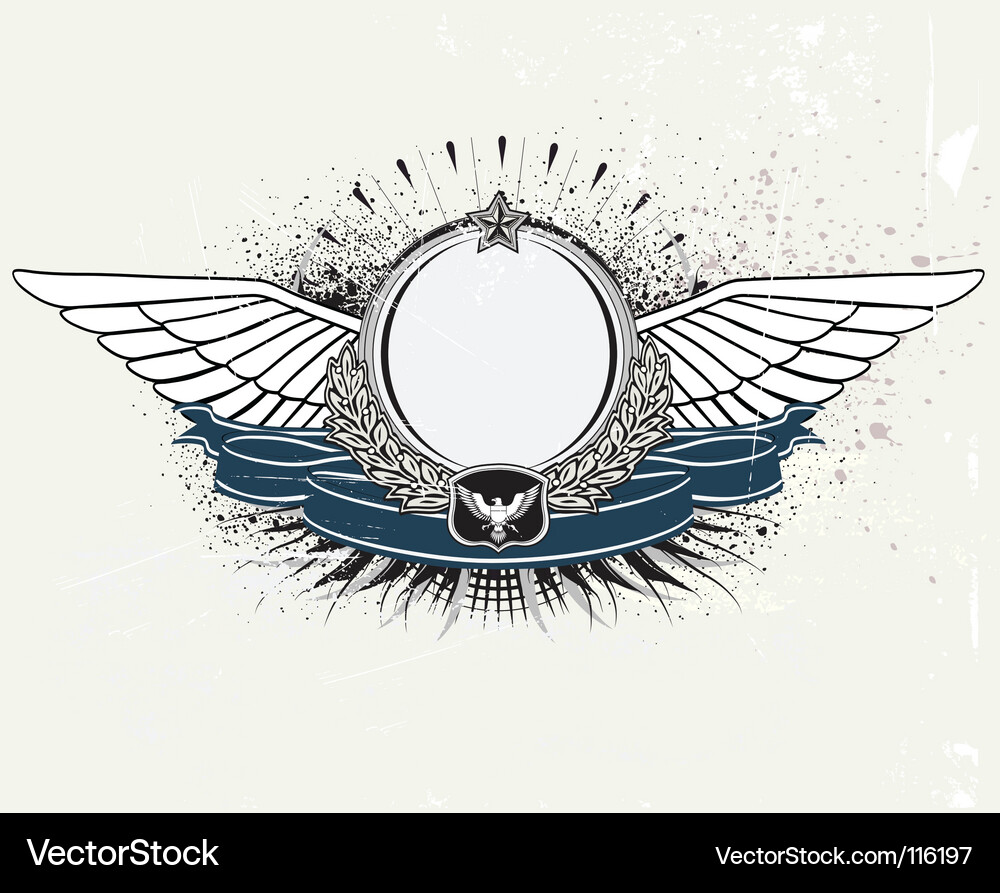 Heraldic shield Royalty Free Vector Image - VectorStock