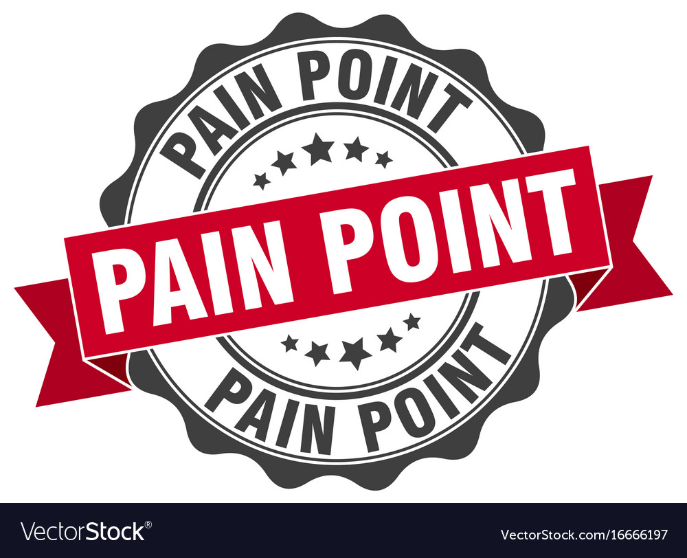 Pain point stamp sign seal Royalty Free Vector Image