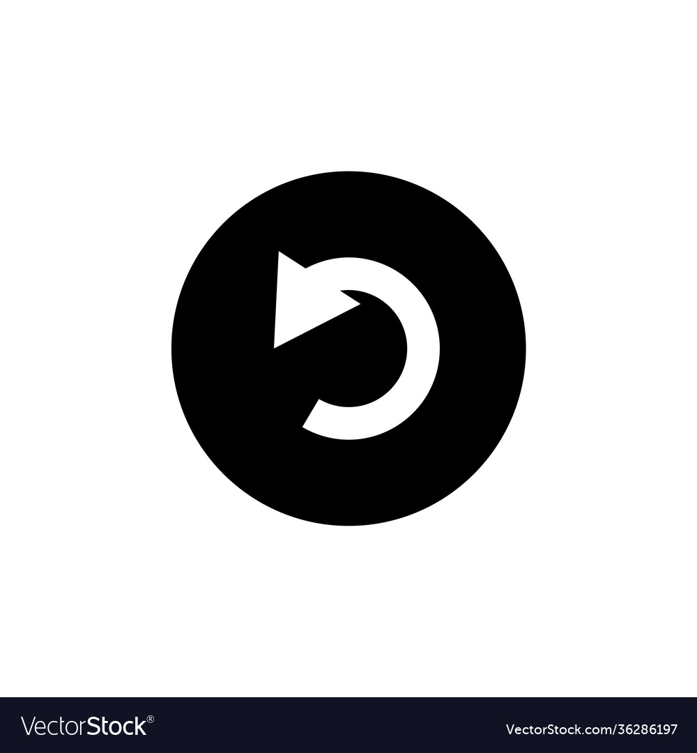 Refresh icon editable stroke simple mobile vector image Refresh icon editable stroke simple mobile