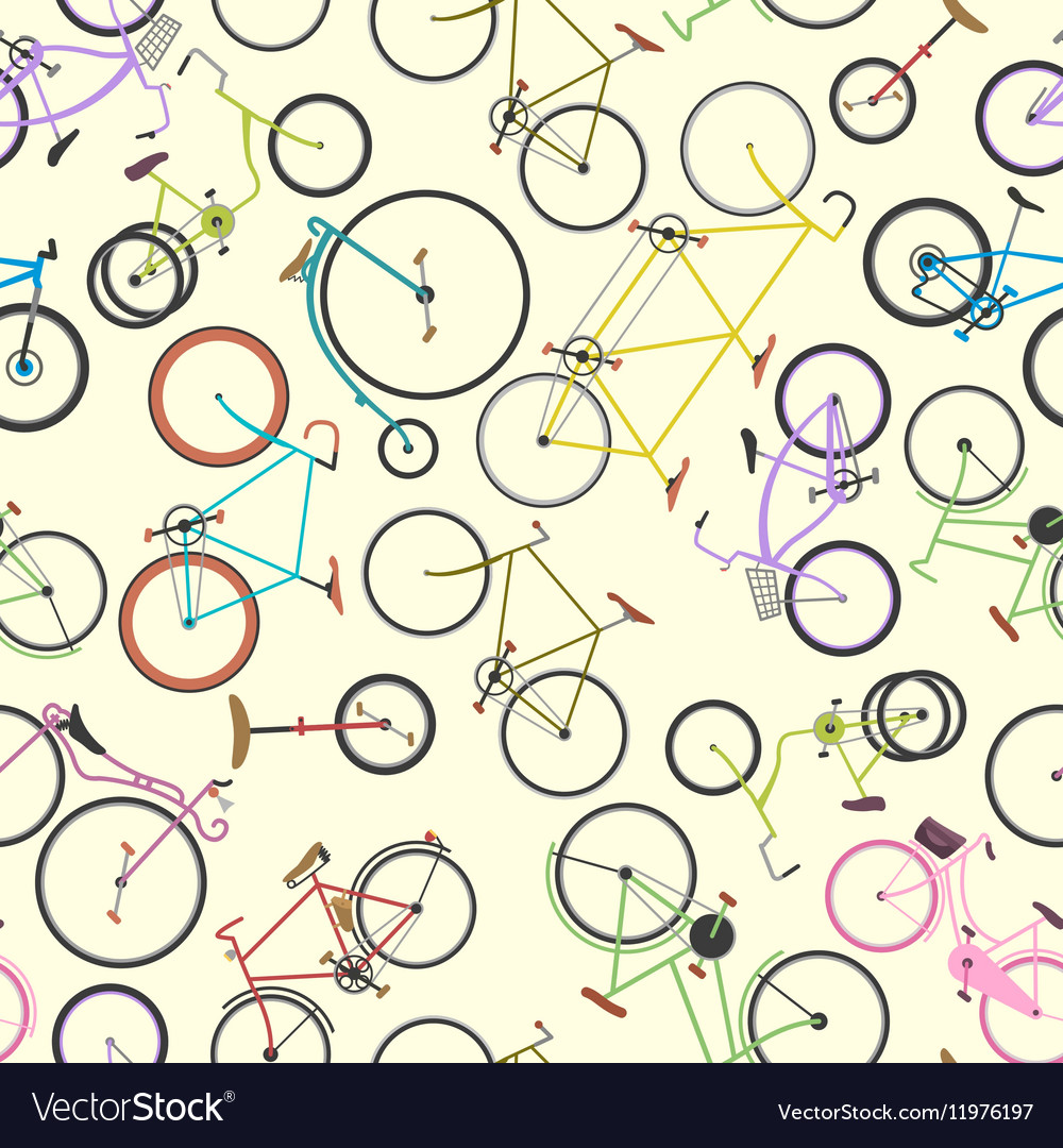 Retro Bicycle Pattern