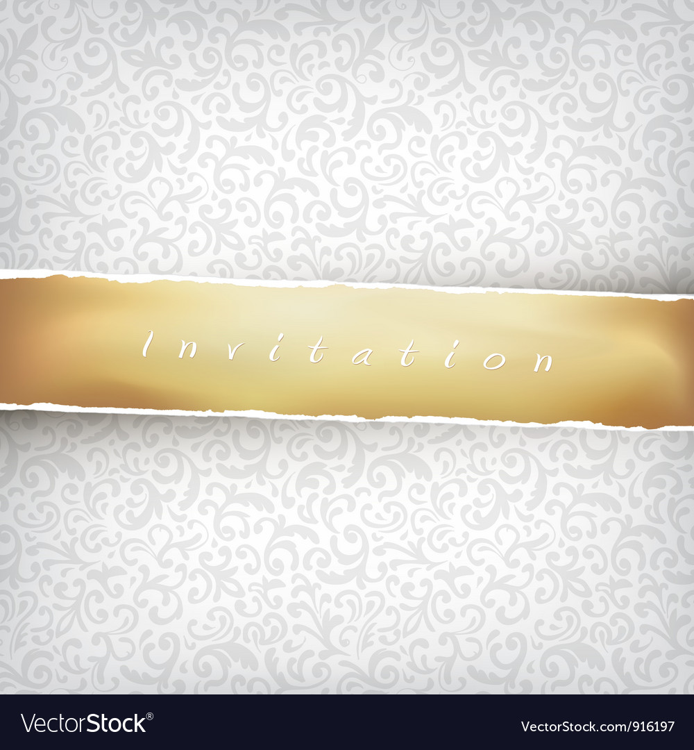 Vintage light background with golden tape