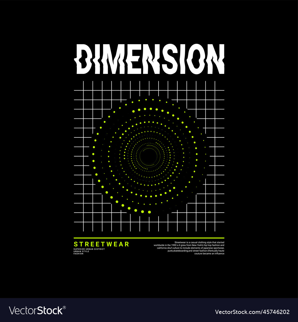 Dimension writing design suitable for screen vector image Dimension writing design suitable for screen