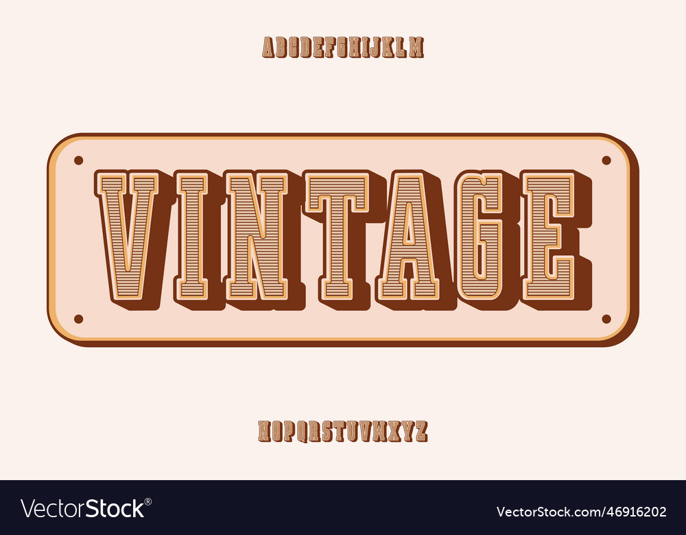Display font design suitable for headlines vector image Display font design suitable for headlines