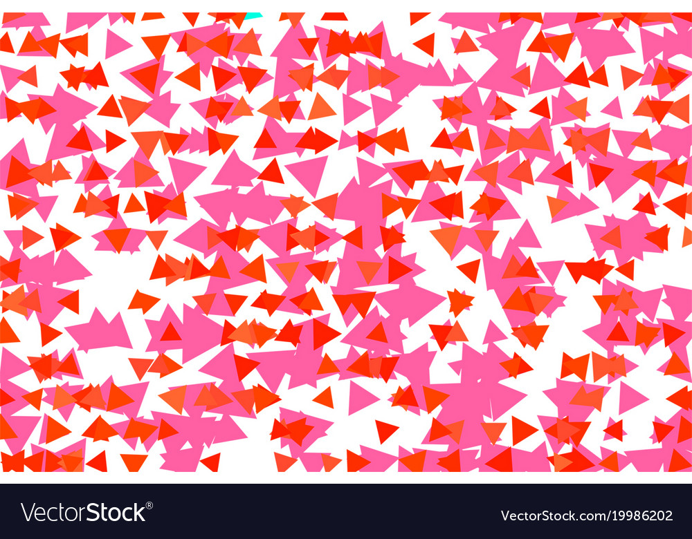 Graphic colored abstract overlapping triangle