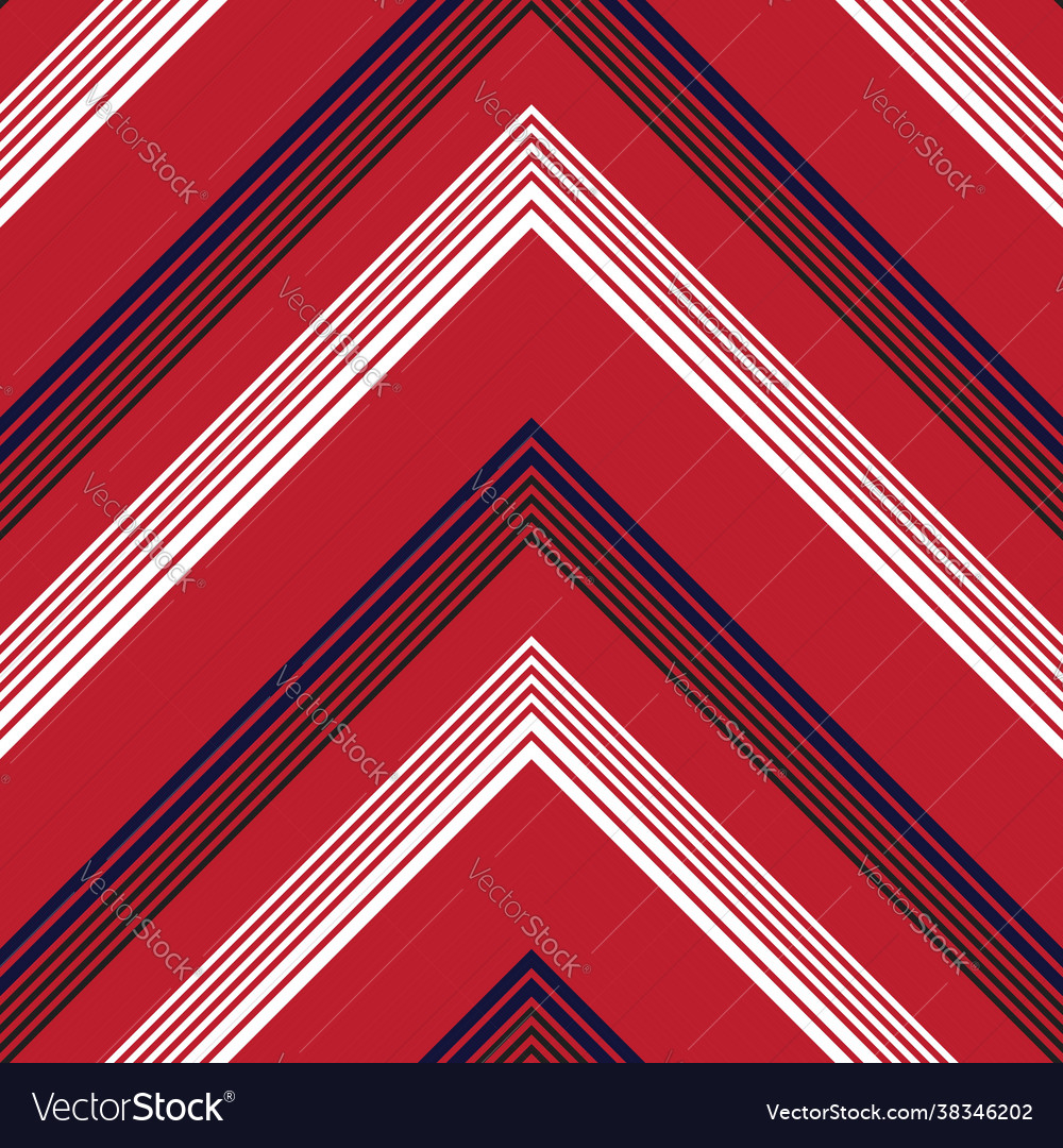 Red Chevron Diagonal Stripes Seamless Pattern Vector Image 9225