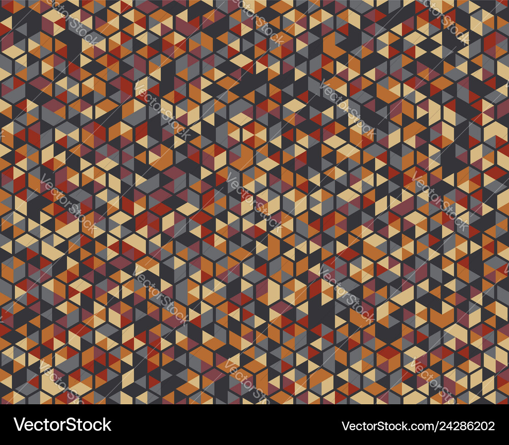 Seamless pattern geometric vintage Royalty Free Vector Image