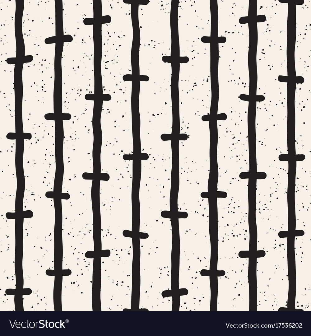 Seamless pattern with hand drawn lines abstract