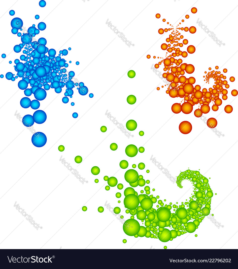 Stylish fractal like elements abstract random