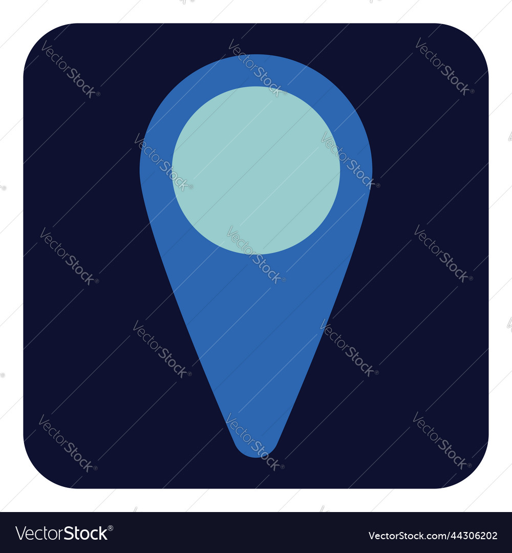Web location on a white background
