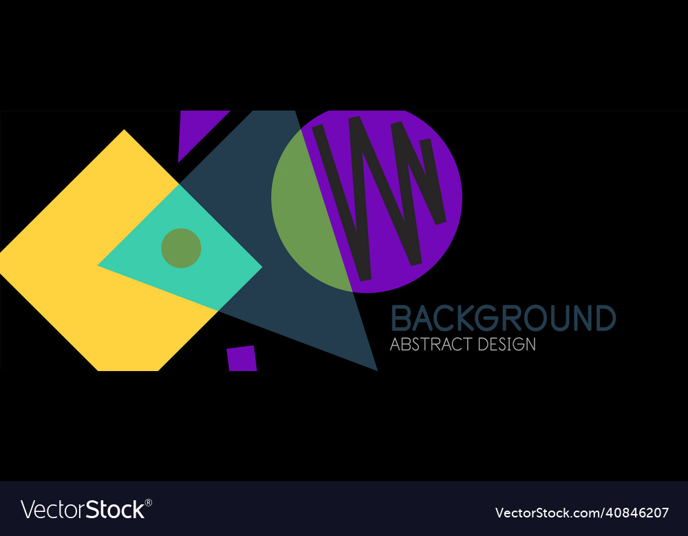 Abstract background blocks lines triangles
