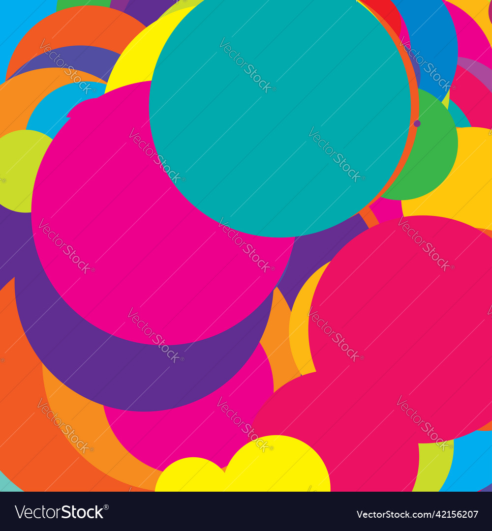 Abstract overlapping circles pattern Vector Image Abstract overlapping circles pattern