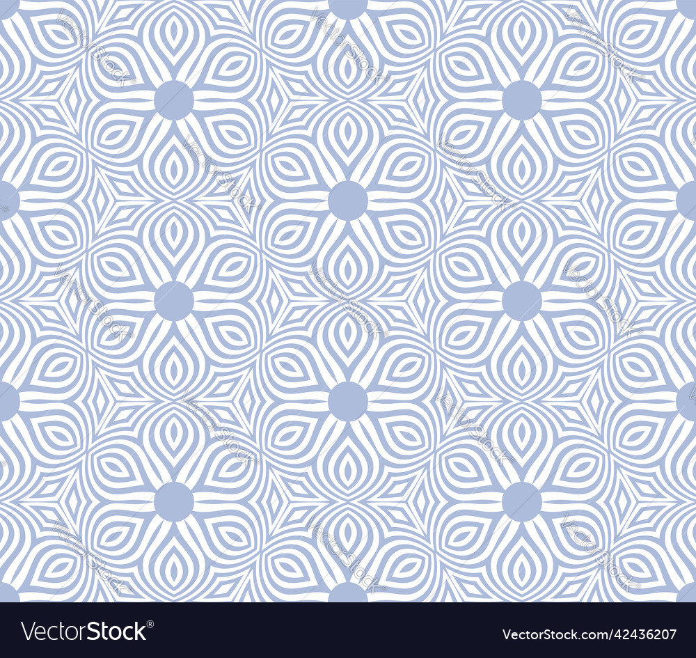 Blue Hexagonal Pattern