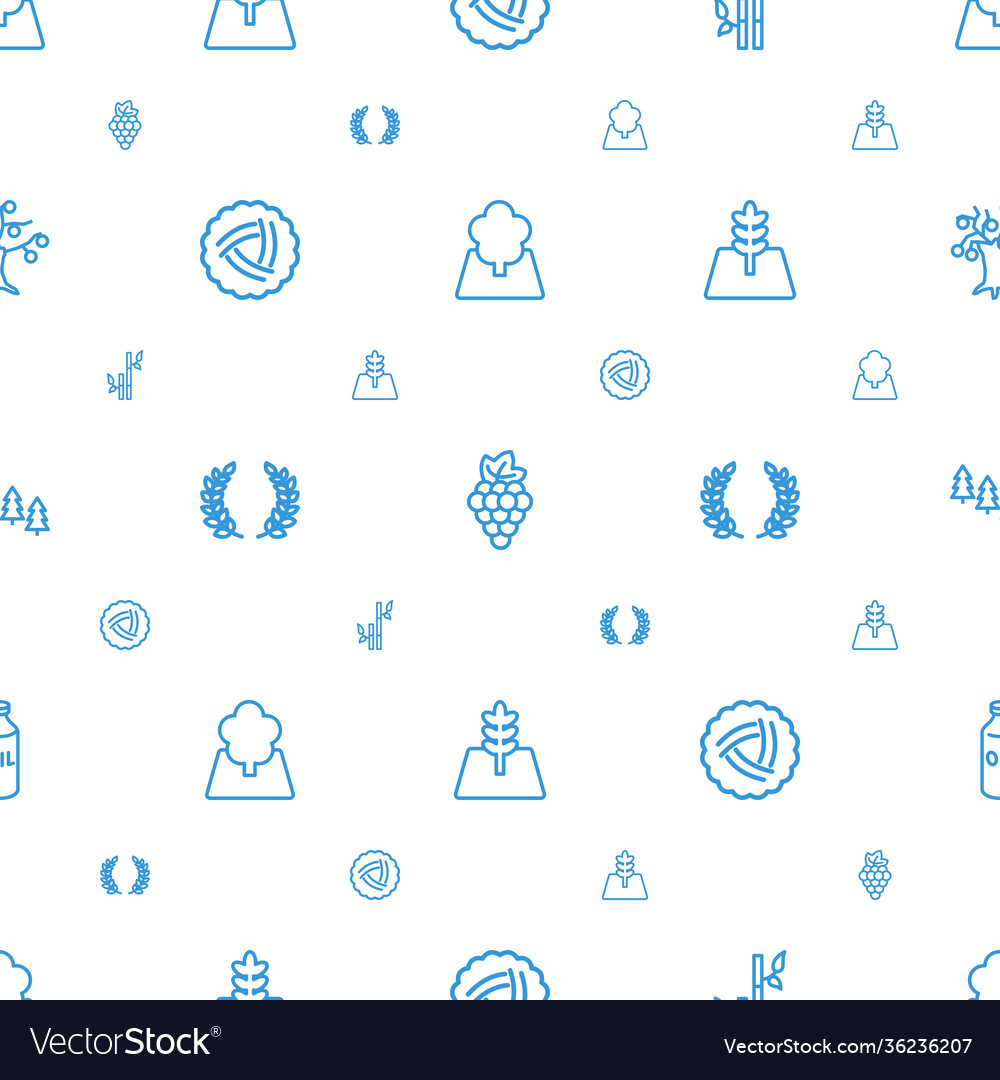 Branch icons pattern seamless white background
