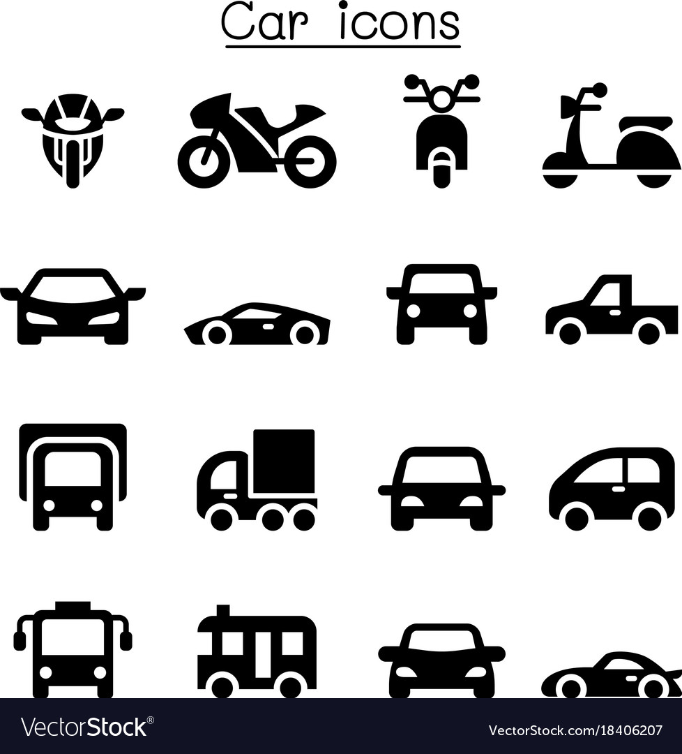 Premium Vector  Car icon. vehicle icon. car vector icons