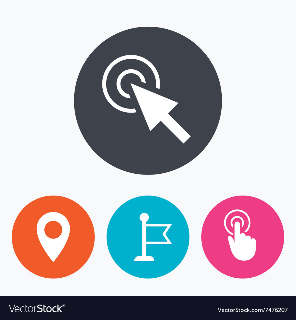 Hand Pointer Cursor Icons