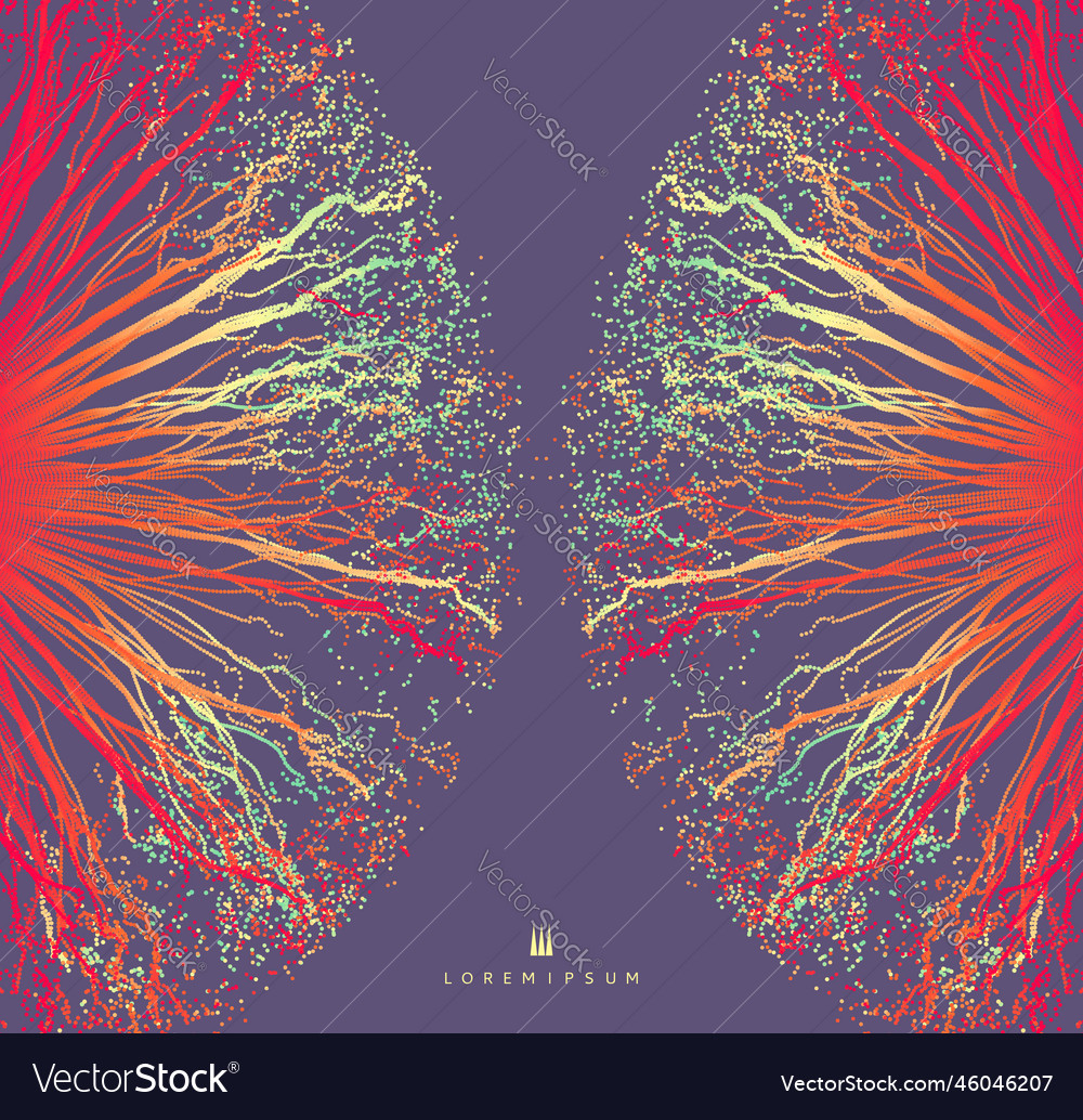 Point explode array with dynamic emitted