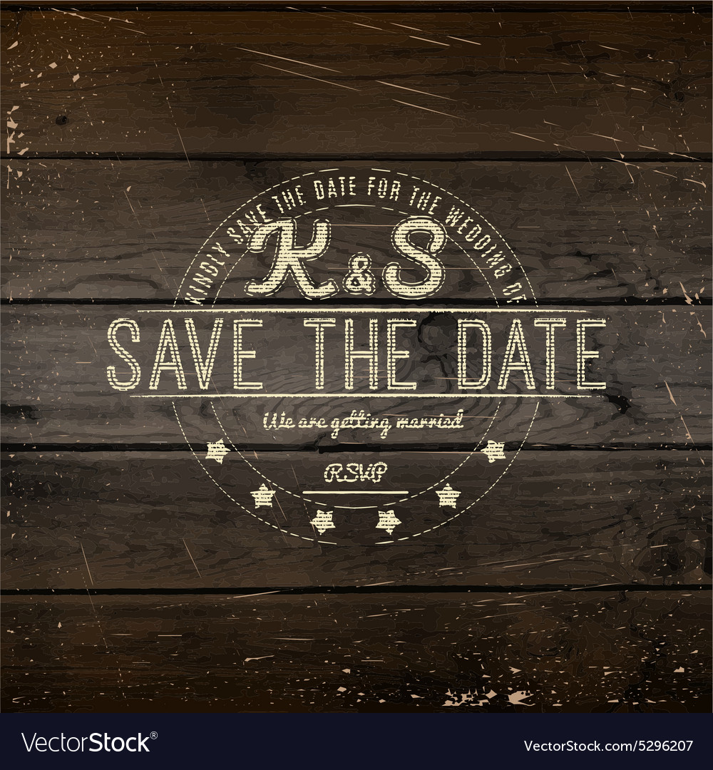 Rustic Save the Date Badges & Labels
