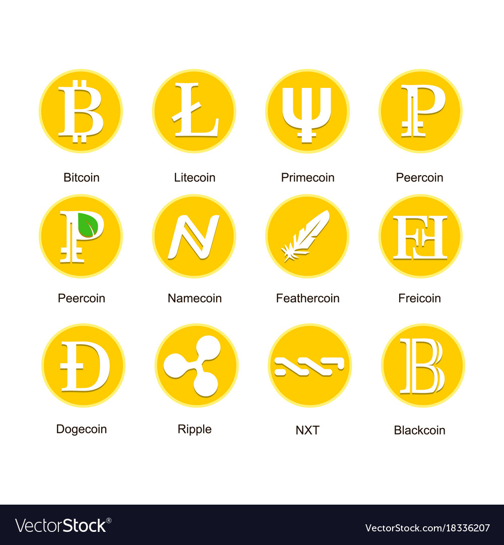 different crypto currency