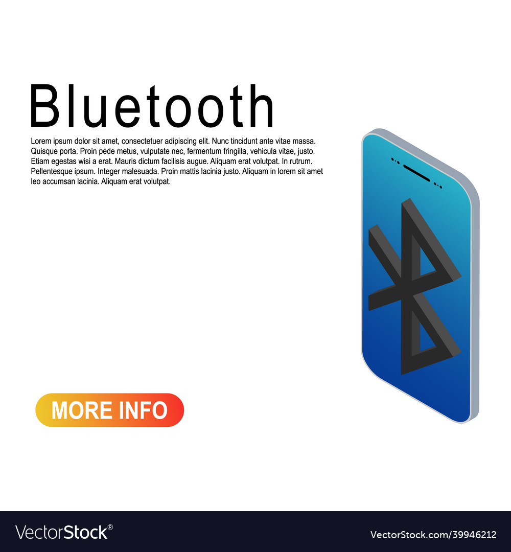 Bluetooth technology icon network connection web vector image Bluetooth technology icon network connection web