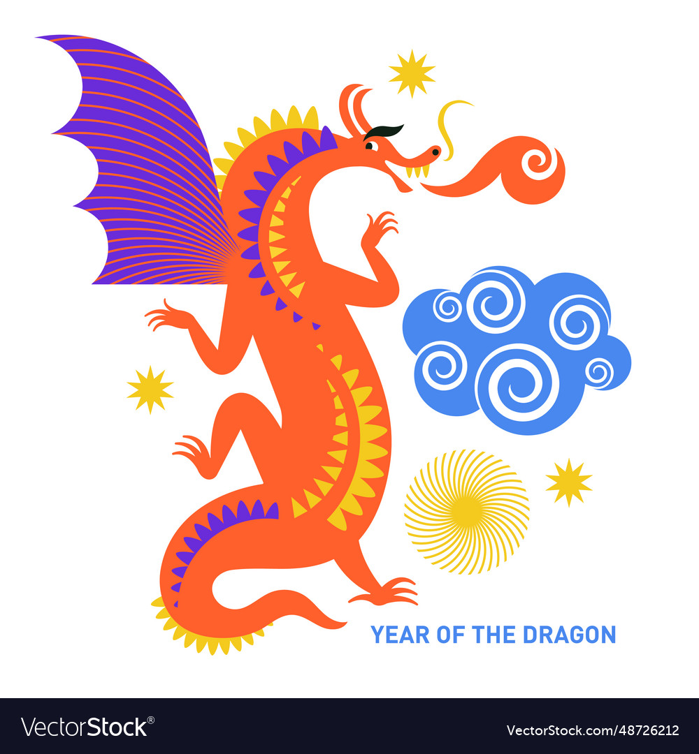 Chinese New Year 2024 Of The Dragon Royalty Free Vector   Chinese New Year 2024 Of The Dragon Vector 48726212 