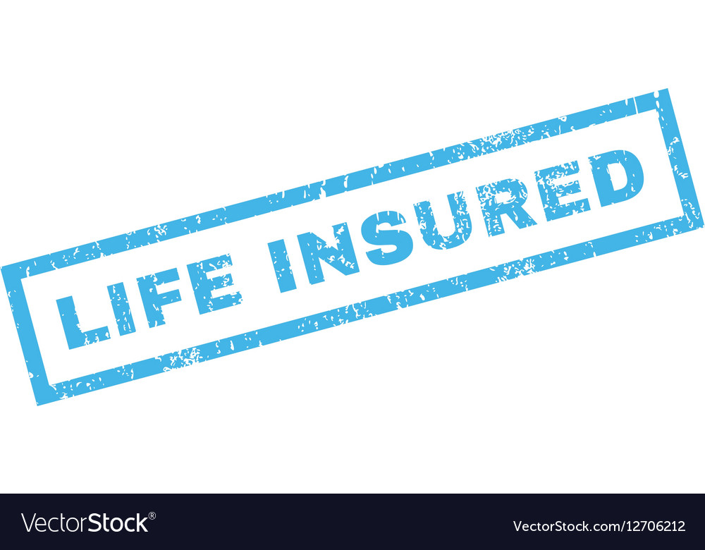 Life insublue rubber stamp