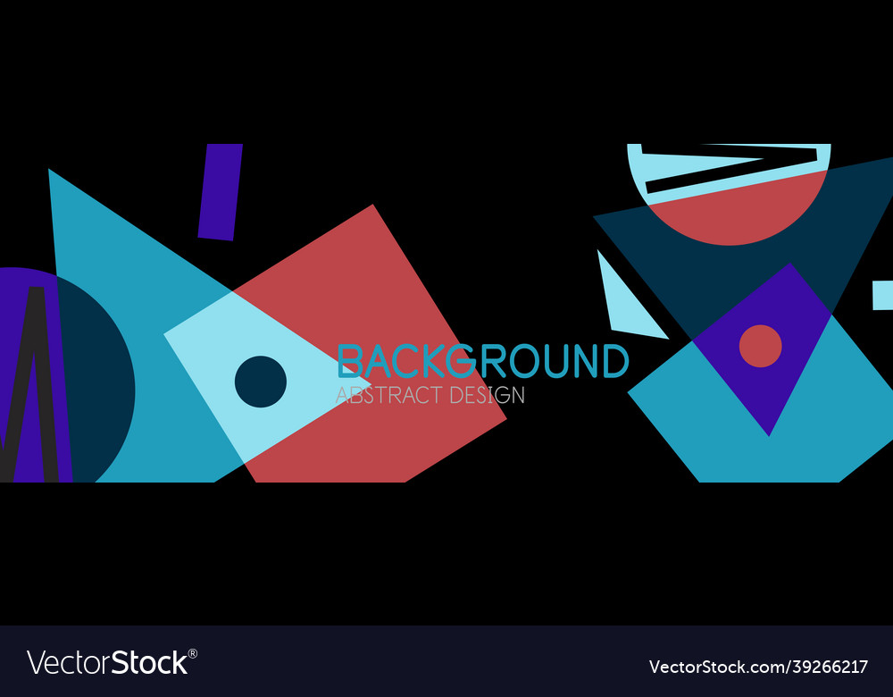 Abstract background with blocks lines geometric vector image Abstract background with blocks lines geometric