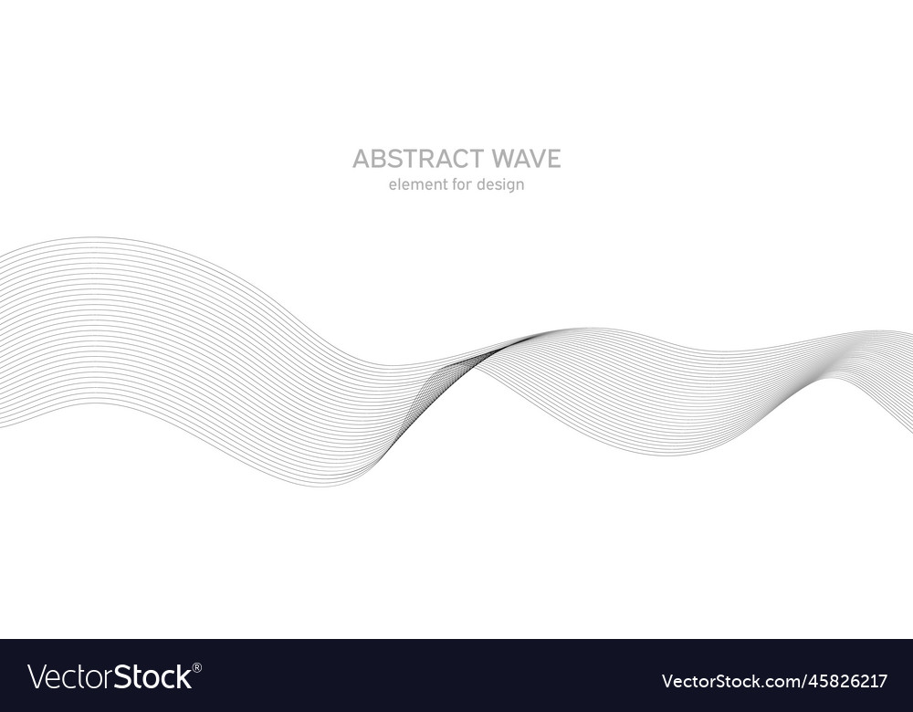 Abstract wave element for design digital vector image Abstract wave element for design digital