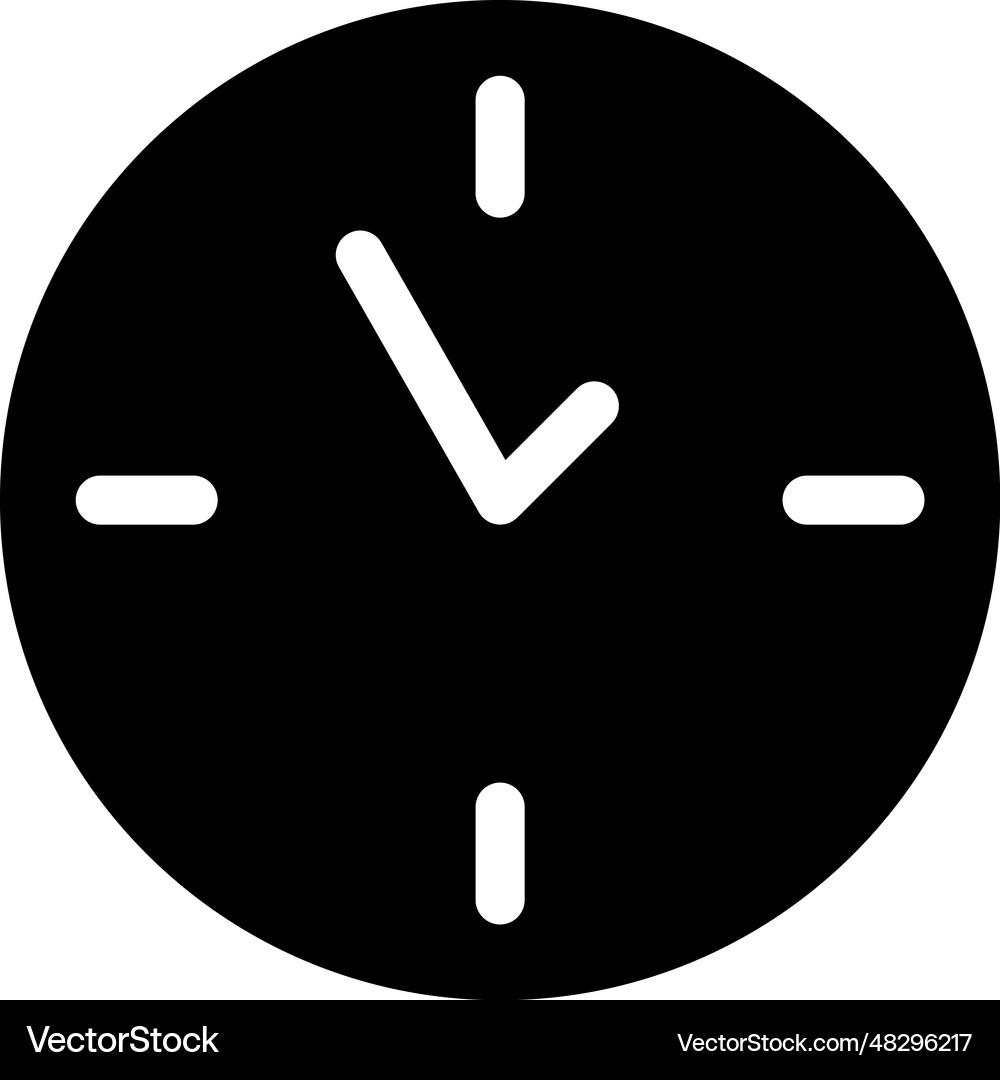 Clock icon Royalty Free Vector Image - VectorStock